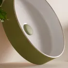 Lavabo en grès cérame de différentes finitions Made in Italy - Enveloppe Viadurini
