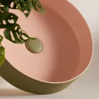 Lavabo en grès cérame de différentes finitions Made in Italy - Enveloppe Viadurini