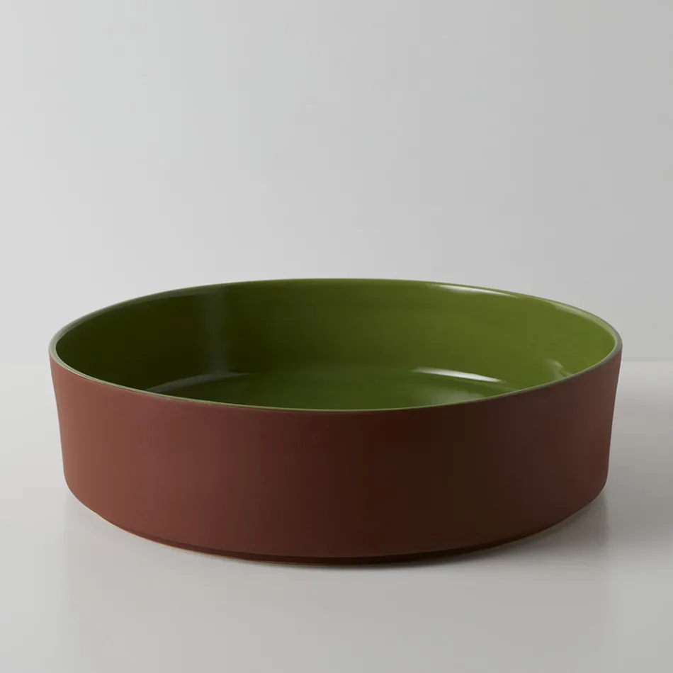 Lavabo en grès cérame de différentes finitions Made in Italy - Enveloppe Viadurini