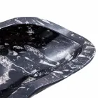 Lavabo en marbre avec des fossiles de soutien modernes - Burgeo Viadurini