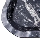 Lavabo en marbre avec des fossiles de soutien modernes - Burgeo Viadurini