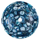 Vasque à poser Sasha en pierre d'agate, pièce unique faite à la main Viadurini