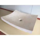 Lavabo en pierre naturelle de Love design blanc, pièce unique Viadurini