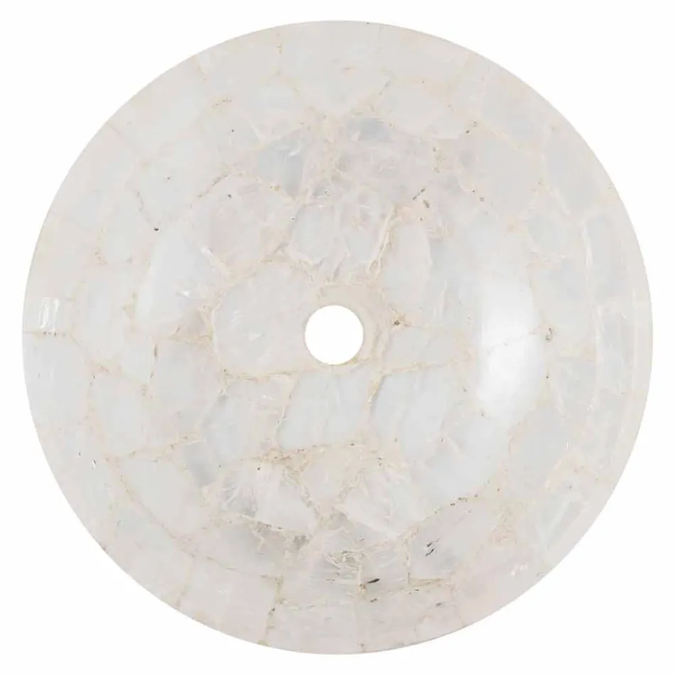 Lavabo de salle de bain en pierre design - Baceno Viadurini