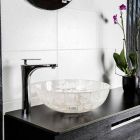 Lavabo de salle de bain en pierre design - Baceno Viadurini