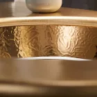 Évier à encastrer en Fire Clay avec bande en différentes finitions Made in Italy - Erioli Viadurini