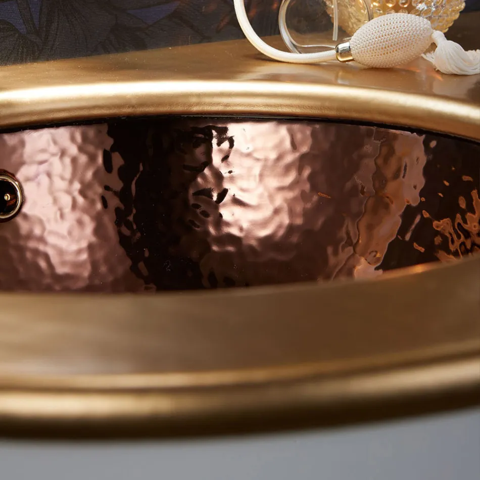 Lavabo à encastrer en Fire Clay de 3 finitions Made in Italy - Erioli Viadurini