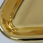 Vasque à poser moderne en céramique dorée fabriquée en Italie Sofia Viadurini