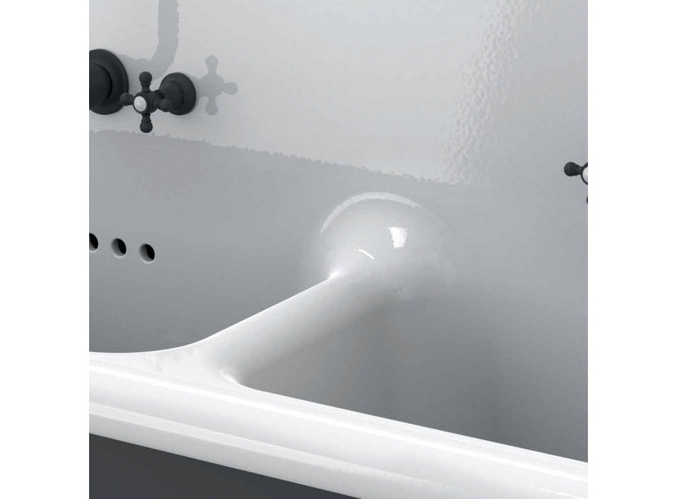 Moderne lavabo réservoir à double paroi dans la conception en céramique Jack Viadurini