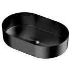 Lavabo à poser ovale en acier inoxydable en différentes finitions - Anémone Viadurini