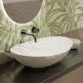 Vasque à poser ovale en céramique L 60 cm Made in Italy - Jumper