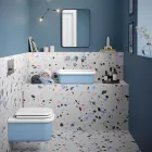 Vasque à poser rectangulaire en céramique - Holly Viadurini