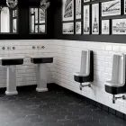 Vasque à poser rectangulaire en céramique - Holly Viadurini