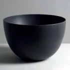 Lavabo rond en céramique blanche ou colorée Star Round50 Viadurini