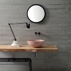 Vasque à poser ronde en céramique colorée L 40 cm - Chicco Viadurini