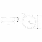 Lavabo à poser moderne en teck naturel poli naturel - Zino Viadurini