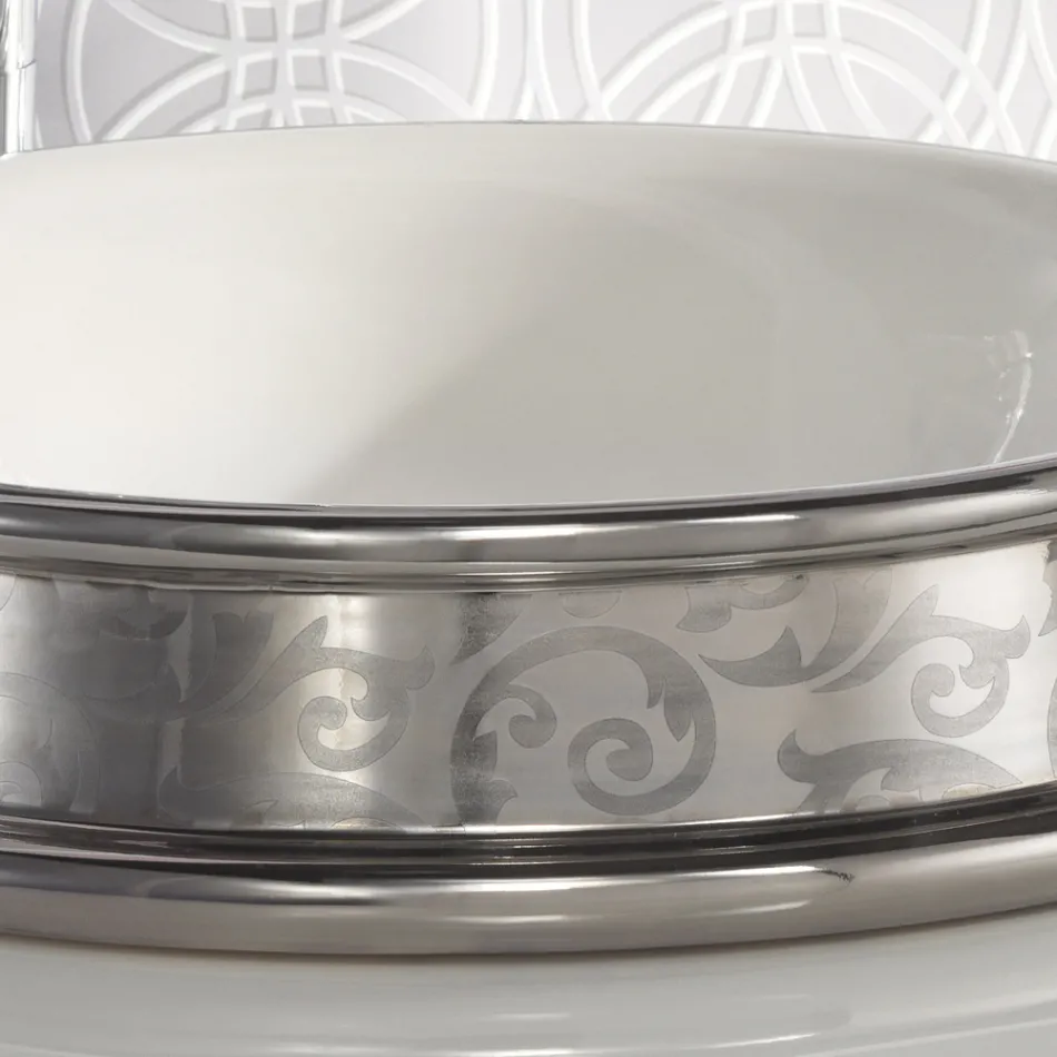 Lavabo semi-encastré en différentes finitions en Fire Clay Made in Italy - Erasmo Viadurini