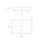 Lavabo semi-encastré en Fire Clay de différentes finitions Made in Italy - Ultima Viadurini