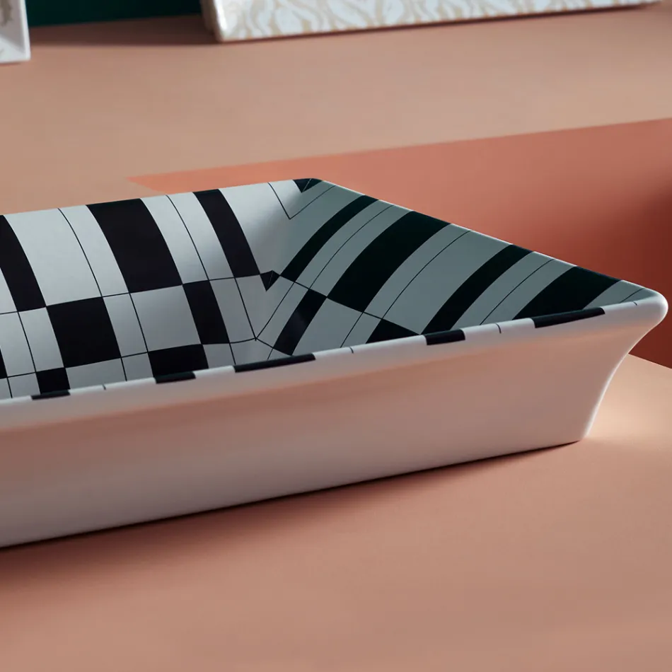 Lavabo semi-encastré en Fire Clay de différentes finitions Made in Italy - Ultima Viadurini