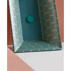 Lavabo semi-encastré en Fire Clay de différentes finitions Made in Italy - Ultima Viadurini