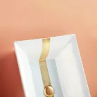 Lavabo semi-encastré en Fire Clay de différentes finitions Made in Italy - Ultima Viadurini