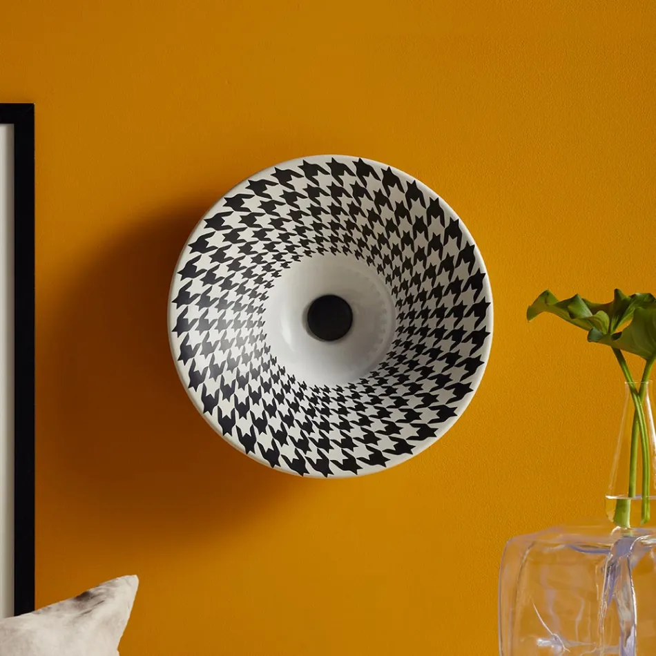 Vasque semi-encastrée en porcelaine française de première qualité - Pausa Viadurini