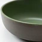 Vasque à poser en Raku foncé, fabriquée en Italie - Gouttière Viadurini