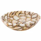 support en pierre ronde agate Mila Countertop, pièce unique Viadurini