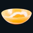 vasque ronde en onyx d'orange Aris Viadurini