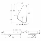 Vasque à poser / en céramique design made in Italy Sheyla Viadurini