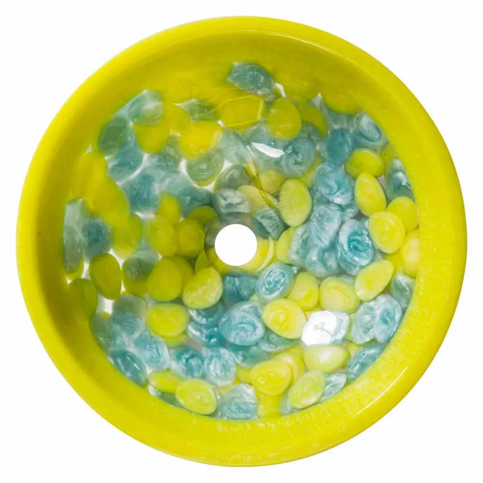 Lave-mains design en résine, Buglio Viadurini