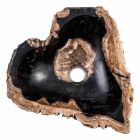Évier en bois fossile fabriqué à la main, Neirone Viadurini