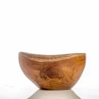 Vasque à poser moderne Vigevano en bois de teck naturel Viadurini