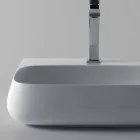 Évier en céramique sur pied ou mural en céramique L 55cm fabriqué en Italie, Gais Viadurini