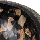 Lavabo à poser fait main en pierre de rivière, Palizzi Viadurini