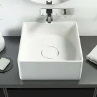 Lavabo à poser moderne fabriqué en Italie, Forino Viadurini