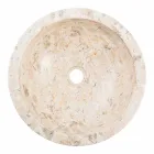 Évier de comptoir Tonto fabriqué à la main en marbre, Nibbiano Viadurini