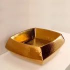 Lavabo design en céramique bronze fabriqué en Italie Simon Viadurini