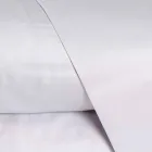 Ensemble de draps en satin de coton pour lit double de couleur unie - Freesia Viadurini