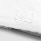 Drap de lit en lin blanc de luxe avec coins Made in Italy - Fiumano Viadurini
