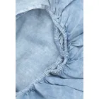 Drap-housse double, lin coloré de luxe fabriqué en Italie - Fiumano Viadurini