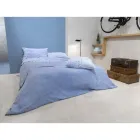 Drap-housse double, lin coloré de luxe fabriqué en Italie - Fiumano Viadurini