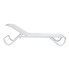 Transat d'extérieur Solaya 194x65 cm en aluminium et textilène Viadurini