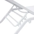 Bain de soleil d'extérieur Solaya 194x65 cm en aluminium et textilène Viadurini