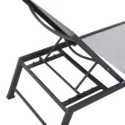 Chaise longue d'extérieur en aluminium avec différentes finitions - Sheet Viadurini