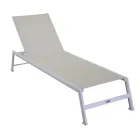 Chaise longue d'extérieur en aluminium avec différentes finitions - Sheet Viadurini