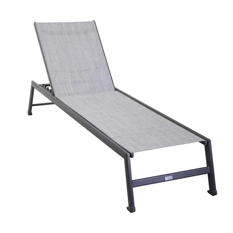 Chaise longue d'extérieur en aluminium avec différentes finitions - Sheet Viadurini