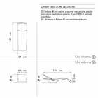 Chaise longue de jardin design en plastique blanc - Zoe par Mayyour Viadurini