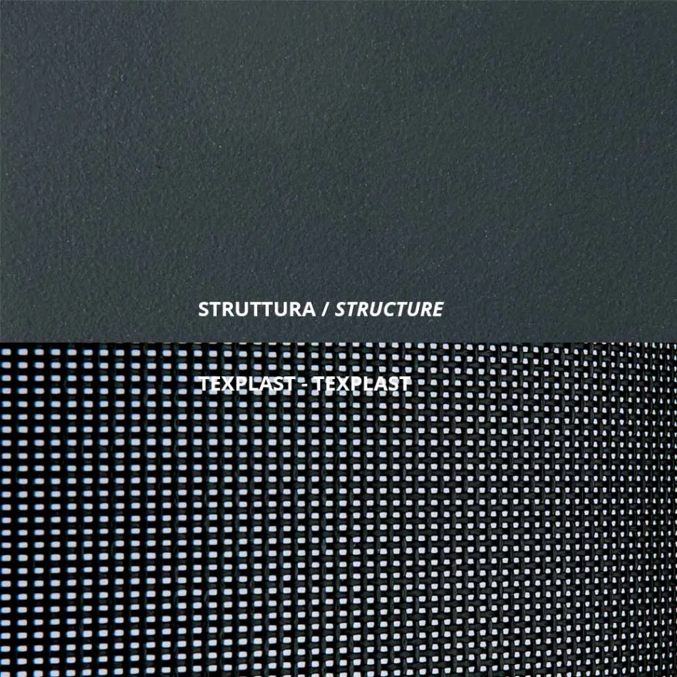 Lit de jardin empilable en acier Made in Italy 2 pièces - Arwen Viadurini