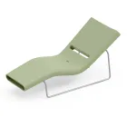 Chaise longue de jardin en polyéthylène de différentes couleurs avec support en métal - Bollo Viadurini